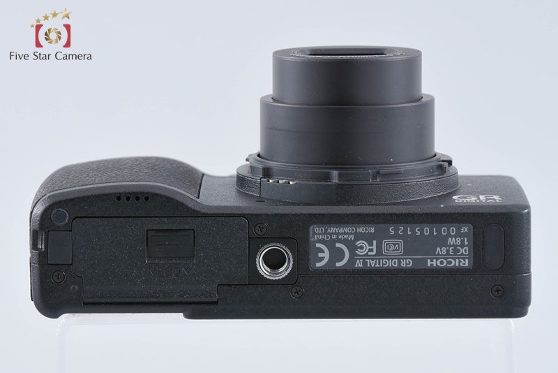 "Count 2,849" Ricoh GR Digital IV Black 10.0 MP Digital Camera from Japan