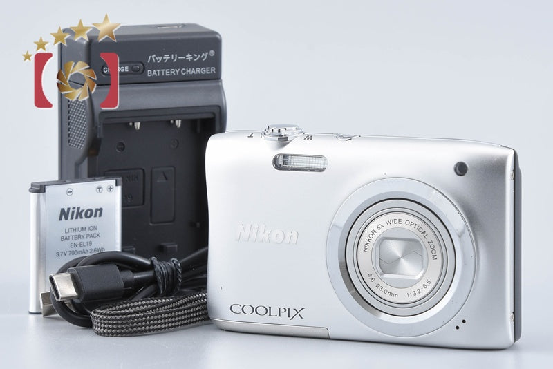 Nikon COOLPIX A100 Silver 20.0 MP Digital Camera from Japan