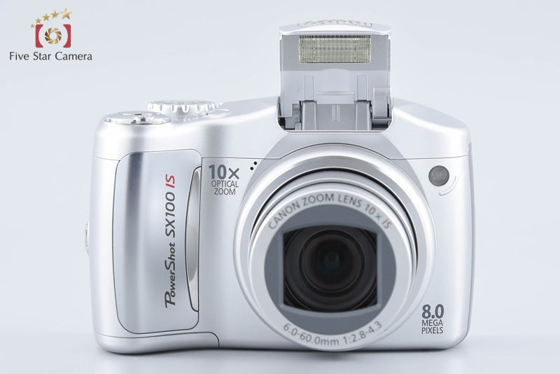 Canon PowerShot SX100 IS Silver 8.0 MP Digital Camera from Japan