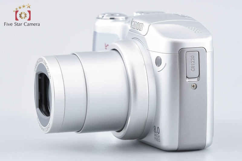Canon PowerShot SX100 IS Silver 8.0 MP Digital Camera from Japan
