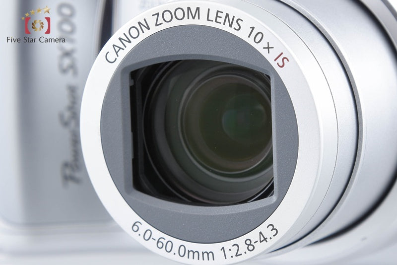 Canon PowerShot SX100 IS Silver 8.0 MP Digital Camera from Japan
