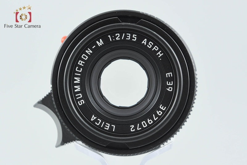 Leica SUMMICRON-M 35mm f/2 ASPH. E39 11879 Black from Japan