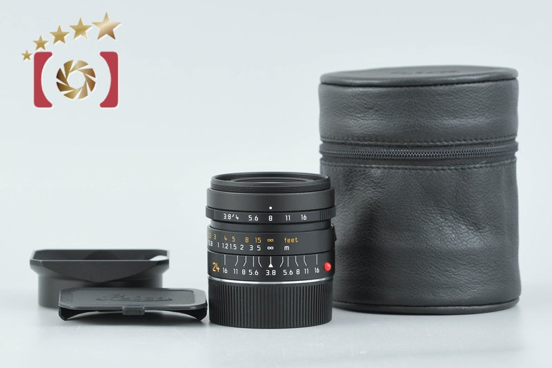 Leica ELMAR-M 24mm f/3.8 ASPH. E46 11648 6-Bit Black from Japan