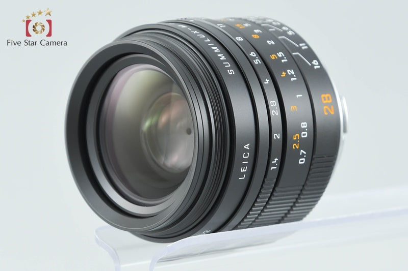 Leica SUMMILUX-M 28mm f/1.4 ASPH. E49 11668 6-Bit w/ Box from Japan