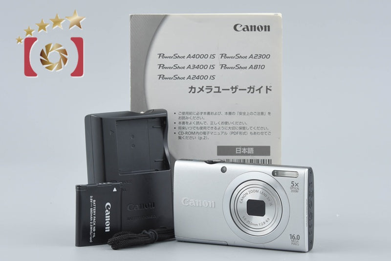Canon PowerShot A2400 IS Silver 16.0 MP Digital Camera from Japan
