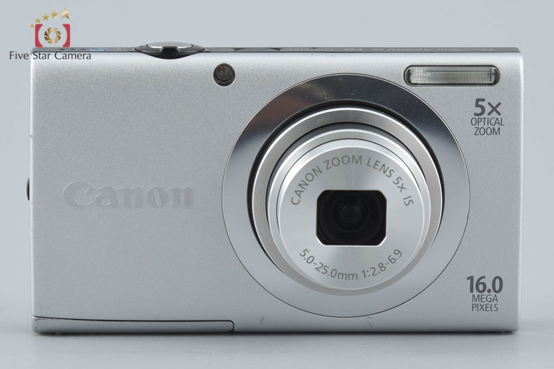 Canon PowerShot A2400 IS Silver 16.0 MP Digital Camera from Japan