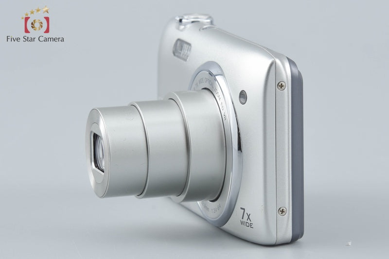 Nikon COOLPIX S3500 Crystal Silver 20.0 MP Digital Camera from Japan