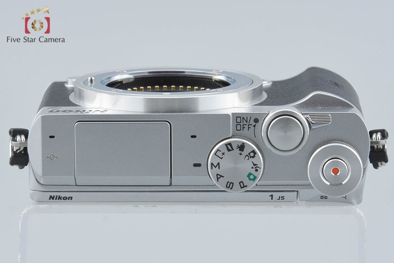 Nikon 1 J5 Silver 20.8 MP Digital Mirrorless Camera Body from Japan