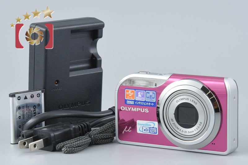 Olympus μ-5000 Pink 12.0 MP Digital Camera from Japan