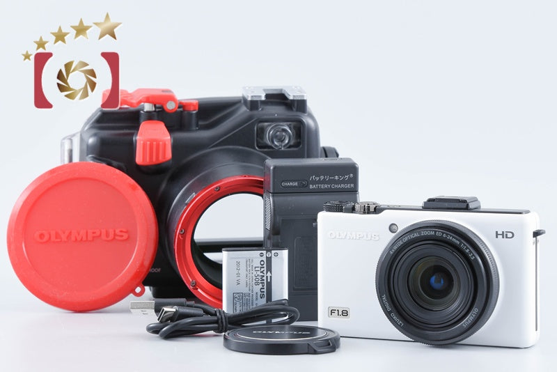 Olympus XZ-1 White 10.0 MP Digital Camera from Japan