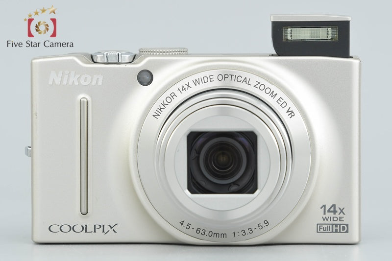 Nikon COOLPIX S8200 Platinum Silver 16.0 MP Digital Camera from Japan