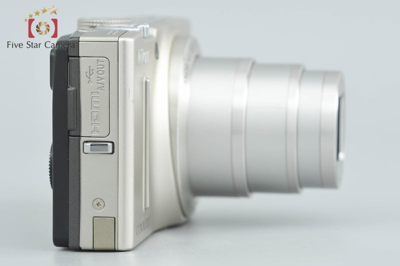 Nikon COOLPIX S8200 Platinum Silver 16.0 MP Digital Camera from Japan