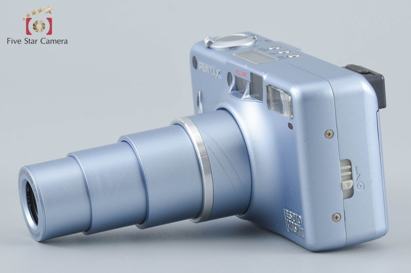 Pentax ESPIO 120SWII Silky Blue 35mm Point & Shoot Film Camera from Japan