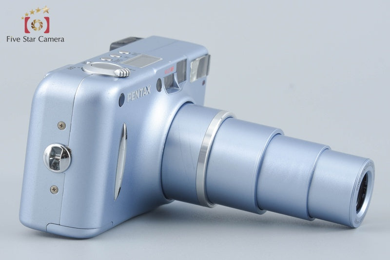 Pentax ESPIO 120SWII Silky Blue 35mm Point & Shoot Film Camera from Japan