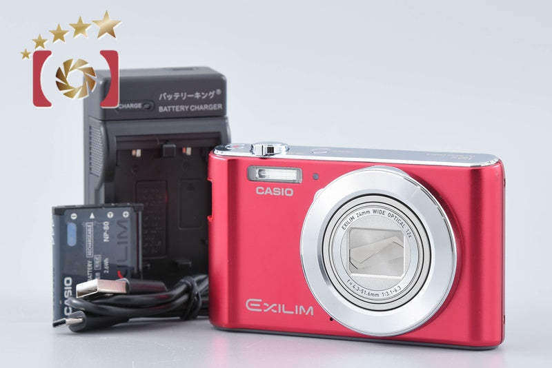 CASIO EXILIM EX-ZS240 Red 16.1 MP Digital Camera from Japan