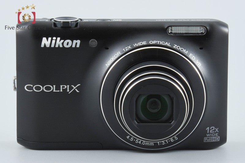 Nikon COOLPIX S6400 Smart Black 16.0 MP Digital Camera from Japan