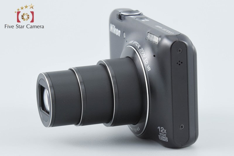 Nikon COOLPIX S6400 Smart Black 16.0 MP Digital Camera from Japan
