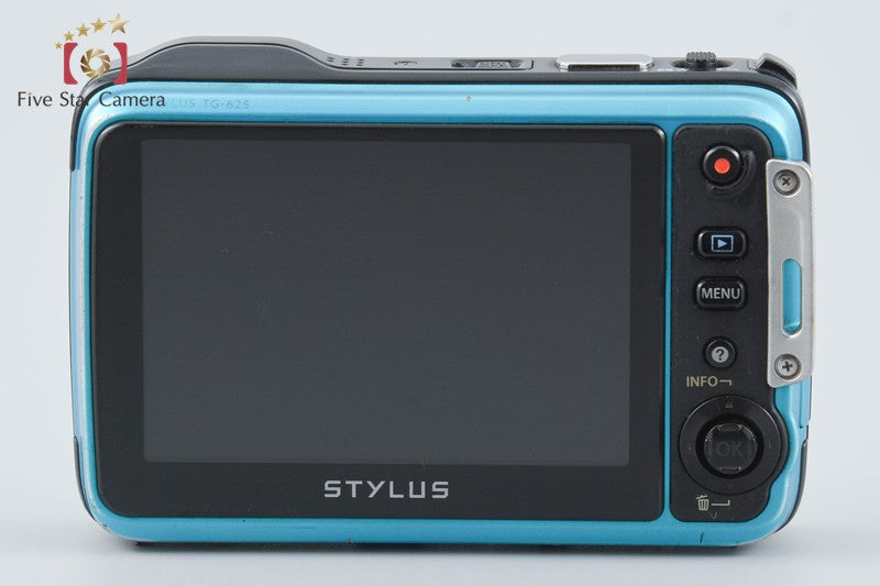 Olympus STYLUS TG-625 Tough Blue 12.0 MP Digital Camera from Japan