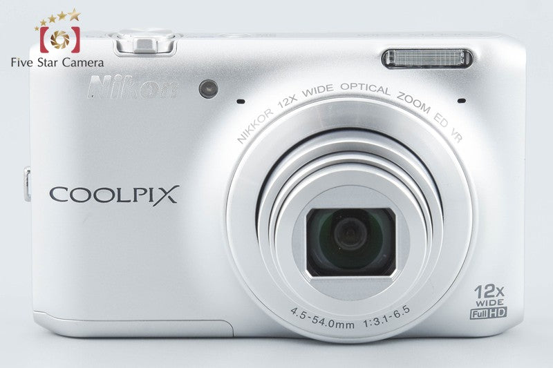 Nikon COOLPIX S6400 Crystal Silver 16.0 MP Digital Camera from Japan