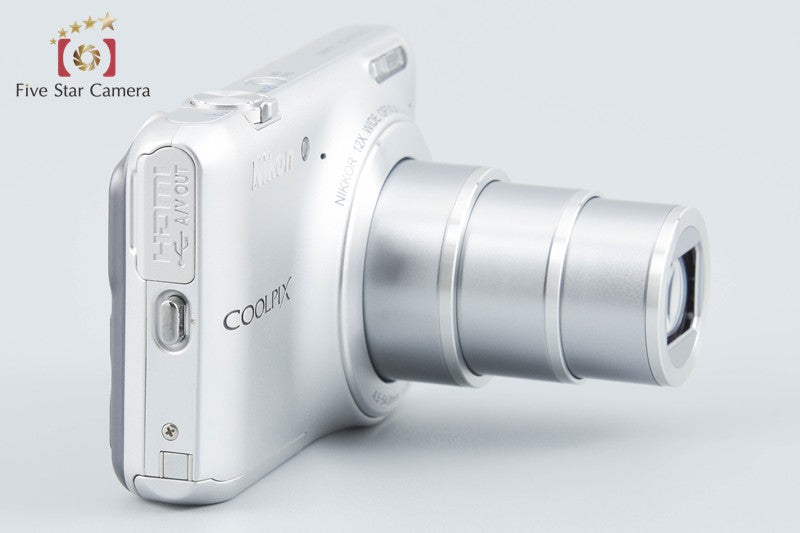 Nikon COOLPIX S6400 Crystal Silver 16.0 MP Digital Camera from Japan