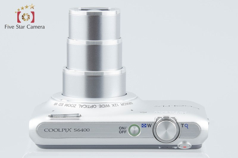 Nikon COOLPIX S6400 Crystal Silver 16.0 MP Digital Camera from Japan