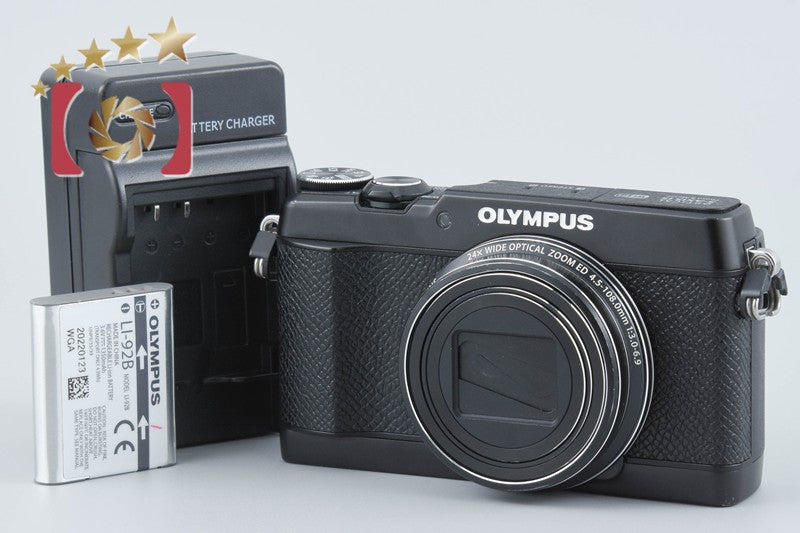 Olympus Stylus SH-2 Black 16.0 MP Digital Camera from Japan