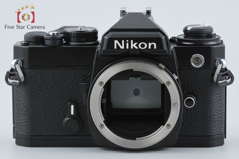 Nikon FE Black 35mm SLR Film Camera + Ai NIKKOR 50mm f/1.4 from Japan