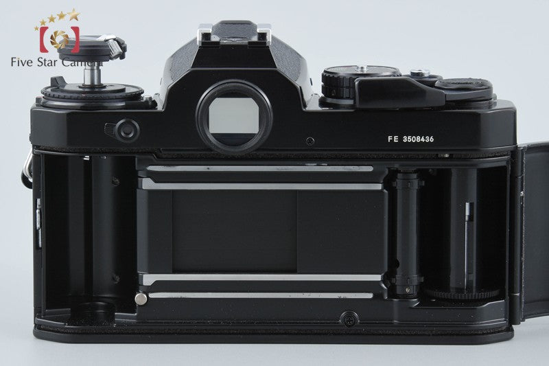 Nikon FE Black 35mm SLR Film Camera + Ai NIKKOR 50mm f/1.4 from Japan