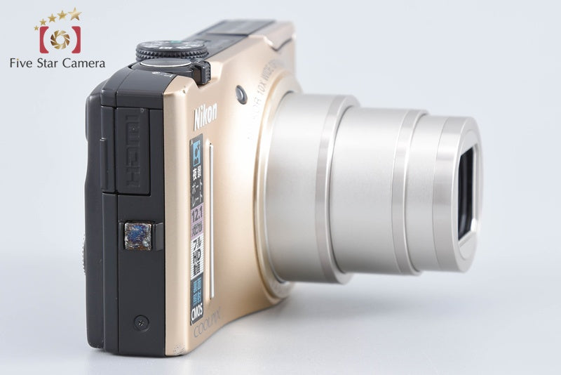 Nikon COOLPIX S8100 Precious Gold 12.1 MP Digital Camera from Japan