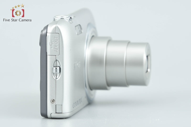 Nikon COOLPIX S3400 Crystal Silver 20.1 MP Digital Camera from Japan