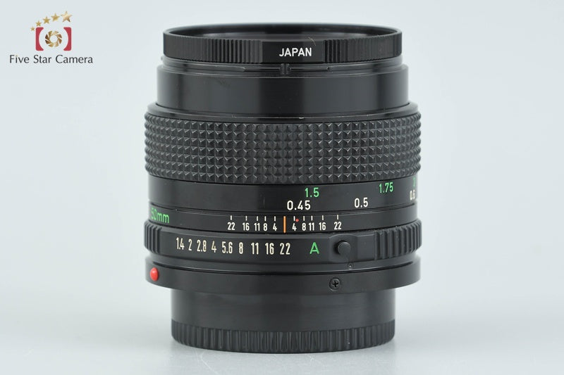 Canon New FD 50mm f/1.4 from Japan