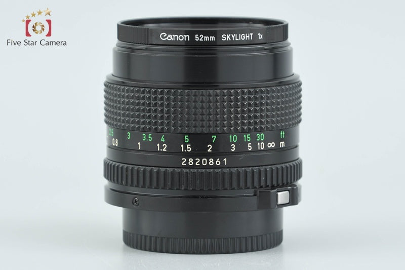Canon New FD 50mm f/1.4 from Japan