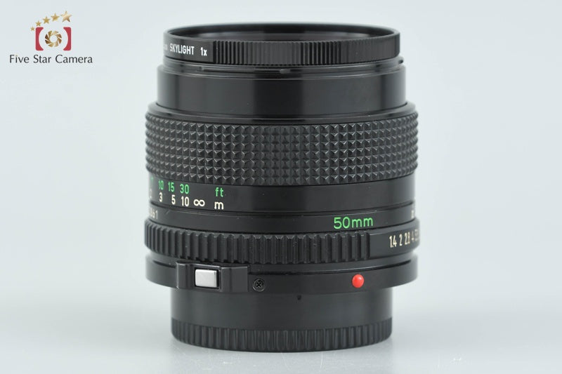 Canon New FD 50mm f/1.4 from Japan