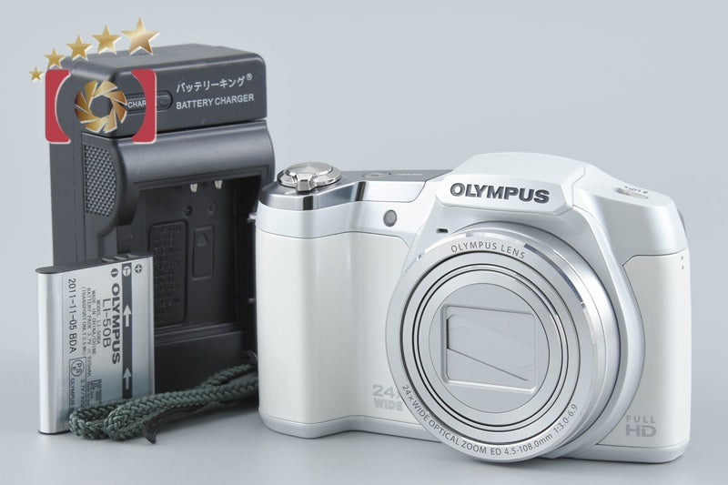 Olympus Stylus SZ-16 White 16.0 MP Digital Camera from Japan