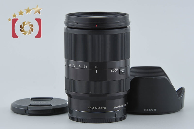 SONY E 18-200mm f/3.5-6.3 OSS LE SEL18200LE Black from Japan