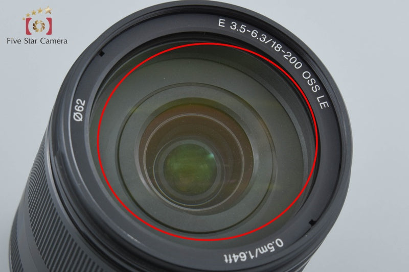 SONY E 18-200mm f/3.5-6.3 OSS LE SEL18200LE Black from Japan