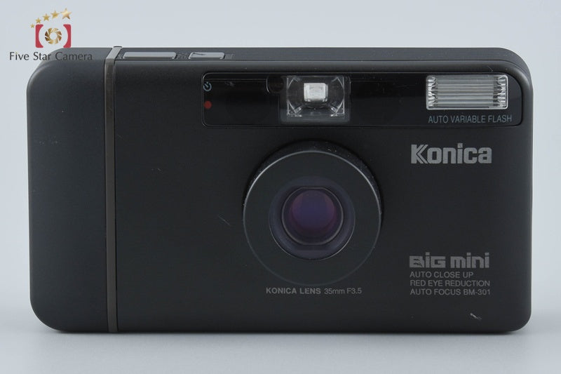 Konica BiG mini BM-301 Black 35mm Point & Shoot Film Camera from Japan