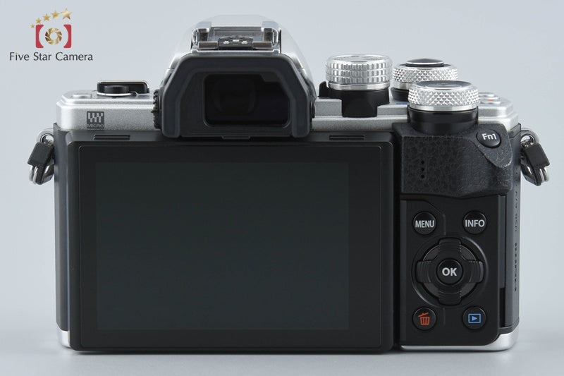 "Count 1,772" Olympus OM-D E-M10 Mark II Silver 16.1 MP 14-42 EZ Lens from Japan
