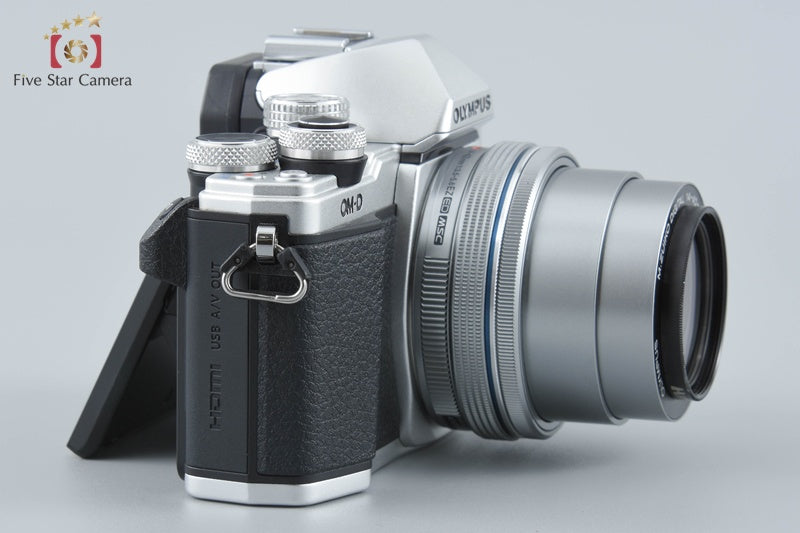 "Count 1,772" Olympus OM-D E-M10 Mark II Silver 16.1 MP 14-42 EZ Lens from Japan