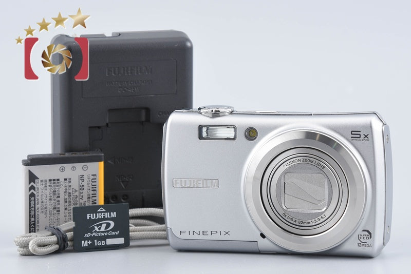 Fujifilm FinePix F100fd Silver 12.0 MP Digital Camera from Japan