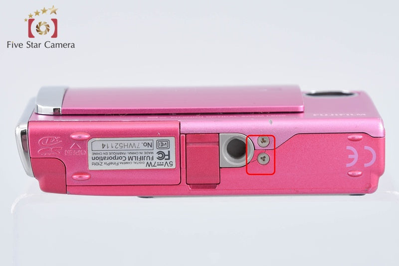 Fujifilm FinePix Z10fd Pink 7.2 MP Digital Camera from Japan