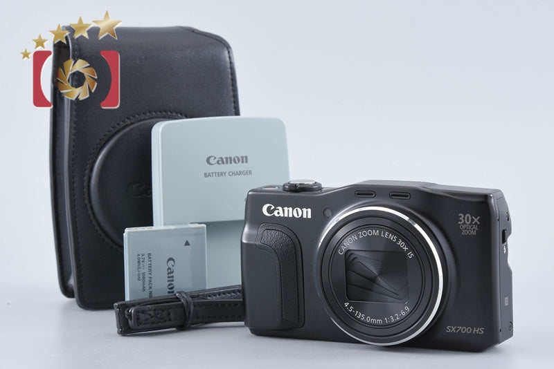 Canon PowerShot SX700 HS Black 16.1 MP Digital Camera from Japan