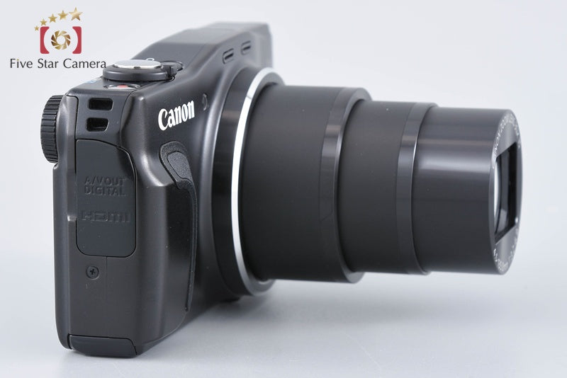 Canon PowerShot SX700 HS Black 16.1 MP Digital Camera from Japan