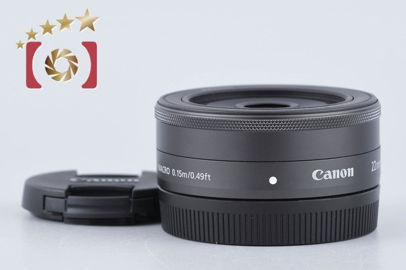 Canon EF-M 22mm f/2 STM Black from Japan