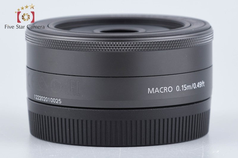 Canon EF-M 22mm f/2 STM Black from Japan