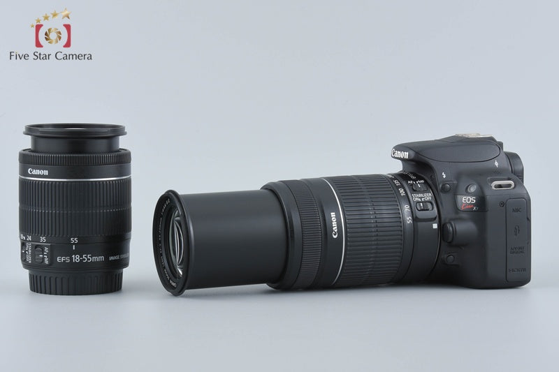 Canon EOS Kiss X7 / Rebel SL1 / 100D 18.0 MP 18-55 55-250 Lenses from Japan