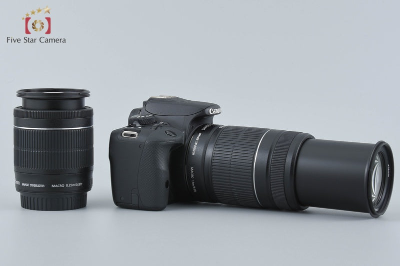 Canon EOS Kiss X7 / Rebel SL1 / 100D 18.0 MP 18-55 55-250 Lenses from Japan