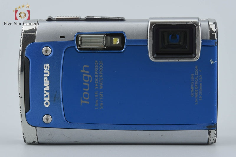 Olympus Tough TG-610 Blue 14.0 MP Waterproof Digital Camera from Japan