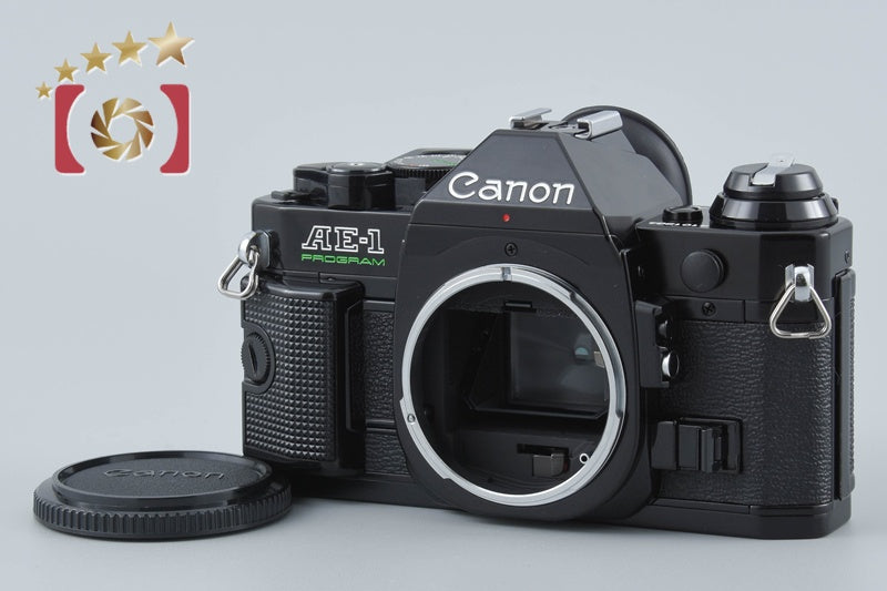 Canon AE-1 PROGRAM Black 35mm SLR Film Camera Body from Japan
