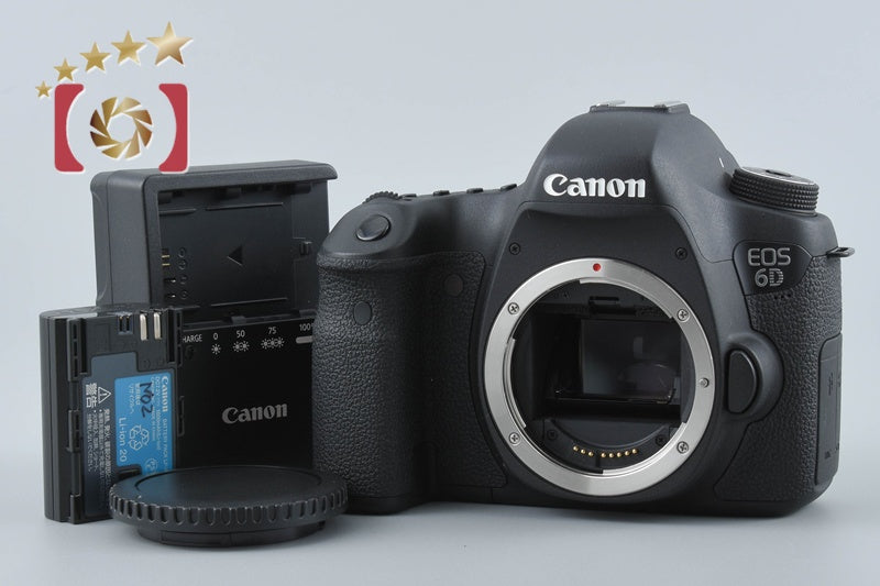 "Count 3,527" Canon EOS 6D 20.2 MP Full Frame Digital Camera Body from Japan